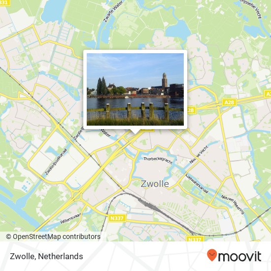 Zwolle kaart