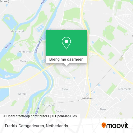 Fredrix Garagedeuren kaart