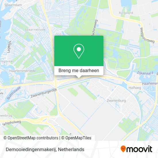 Demooiedingenmakerij kaart