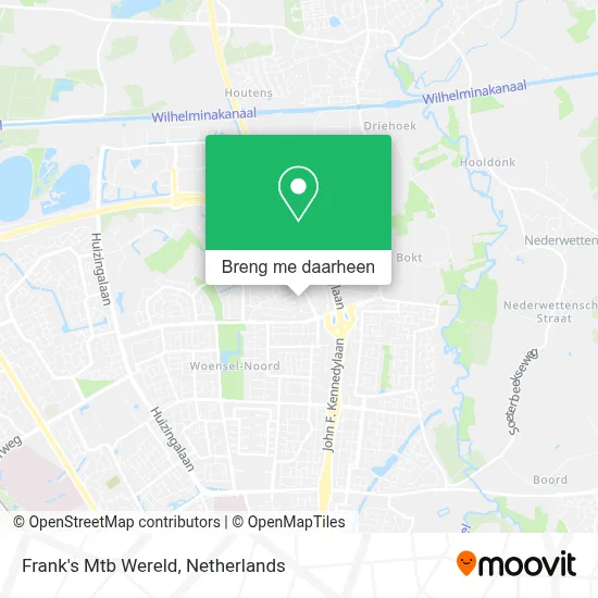 Frank's Mtb Wereld kaart