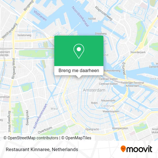 Restaurant Kinnaree kaart