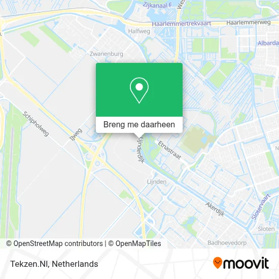 Tekzen.Nl kaart