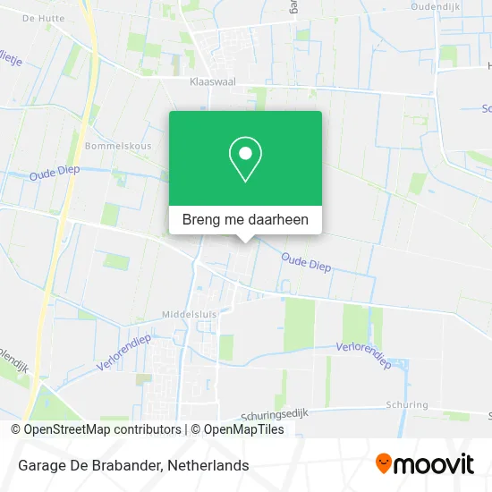 Garage De Brabander kaart