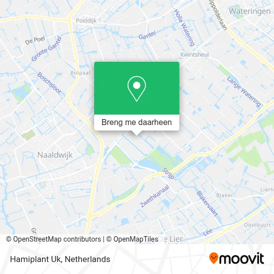 Hamiplant Uk kaart