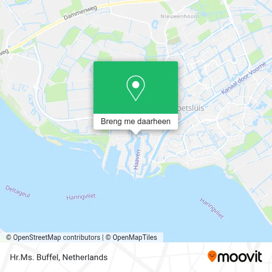 Hr.Ms. Buffel kaart