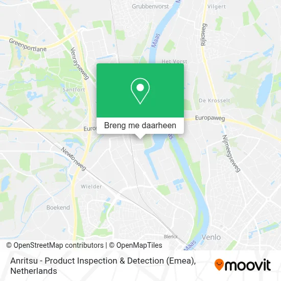 Anritsu - Product Inspection & Detection (Emea) kaart