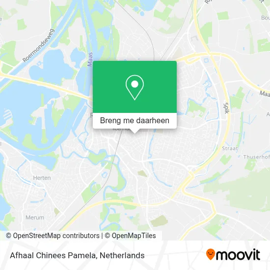 Afhaal Chinees Pamela kaart