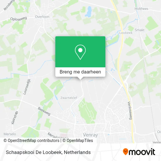 Schaapskooi De Loobeek kaart