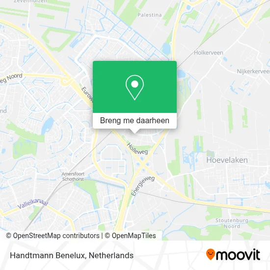 Handtmann Benelux kaart