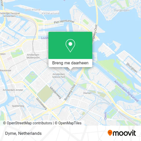 Dyme kaart