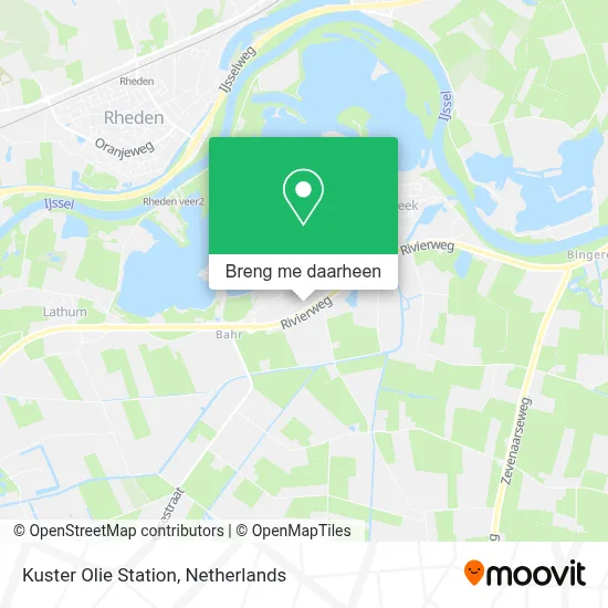 Kuster Olie Station kaart