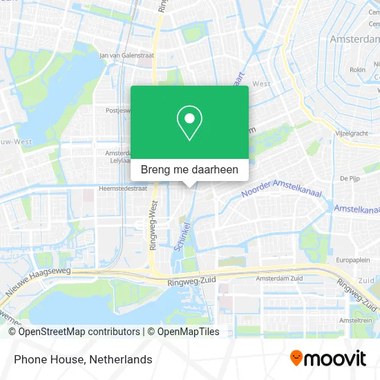 Phone House kaart