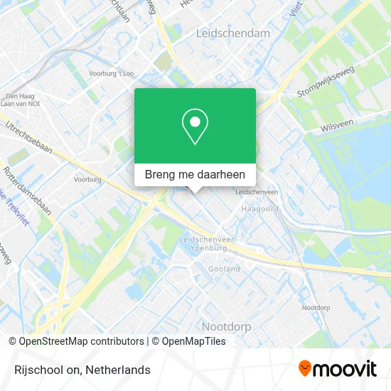 Rijschool on kaart