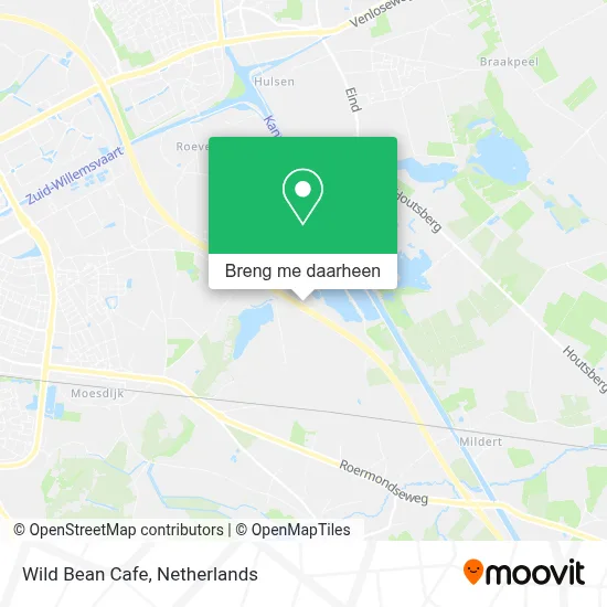 Wild Bean Cafe kaart