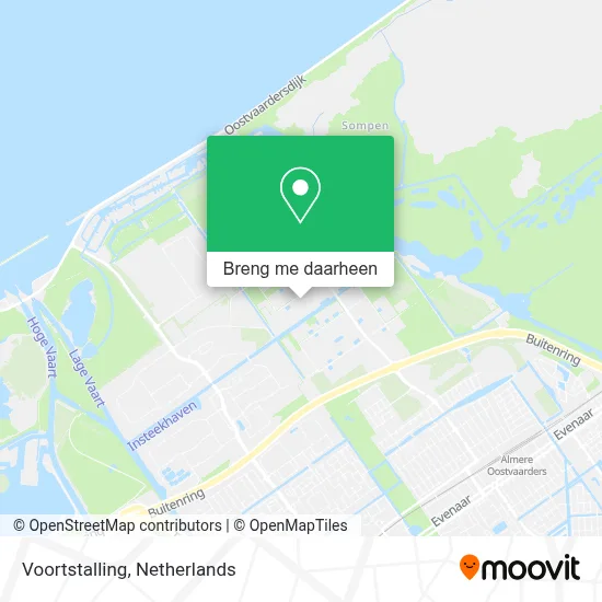 Voortstalling kaart