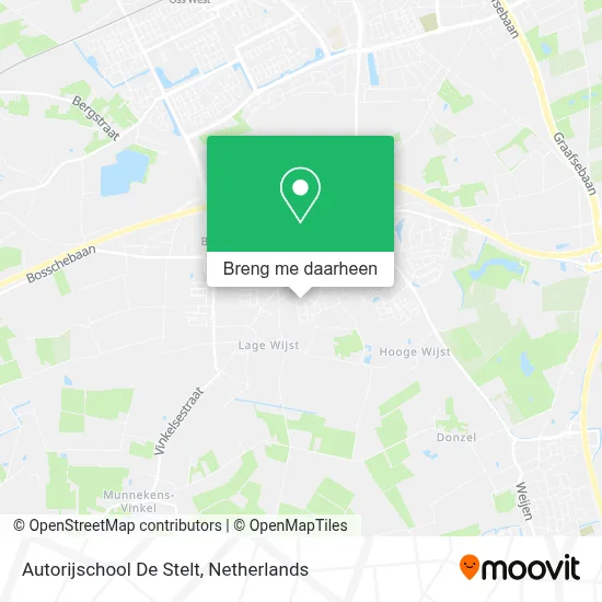 Autorijschool De Stelt kaart
