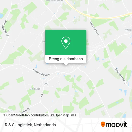 R & C Logistiek kaart