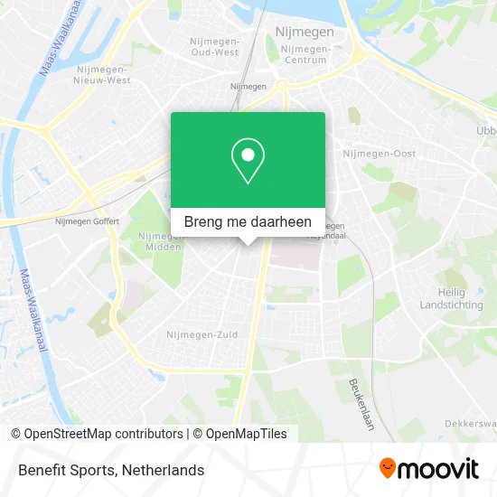 Benefit Sports kaart