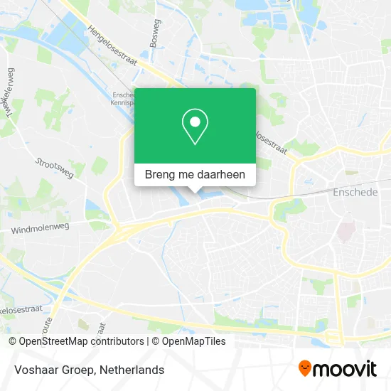 Voshaar Groep kaart
