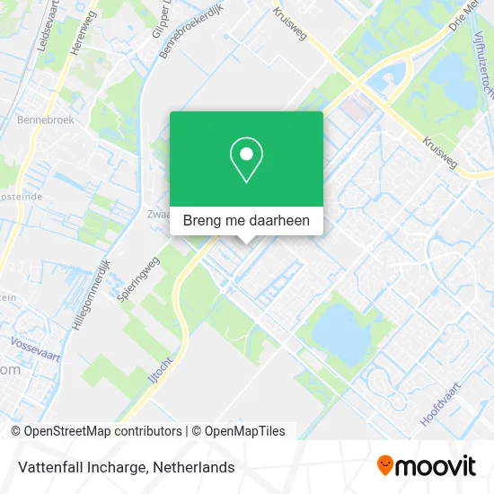 Vattenfall Incharge kaart