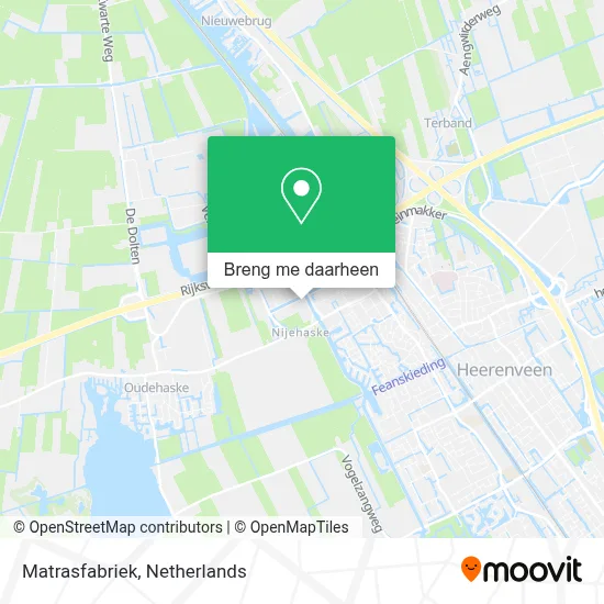 Matrasfabriek kaart