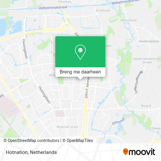 Hotnation kaart