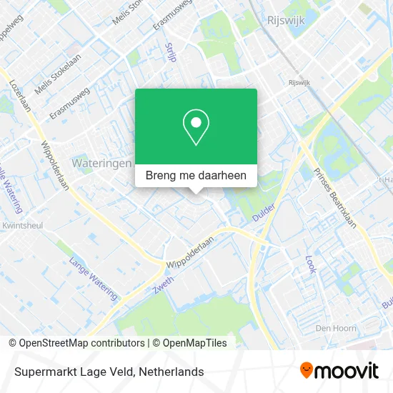 Supermarkt Lage Veld kaart