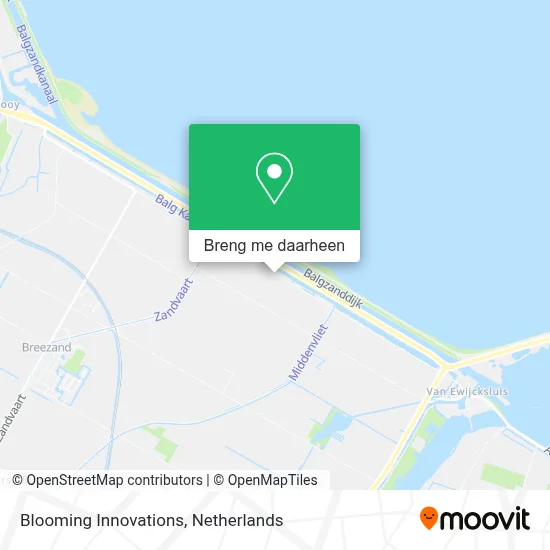 Blooming Innovations kaart