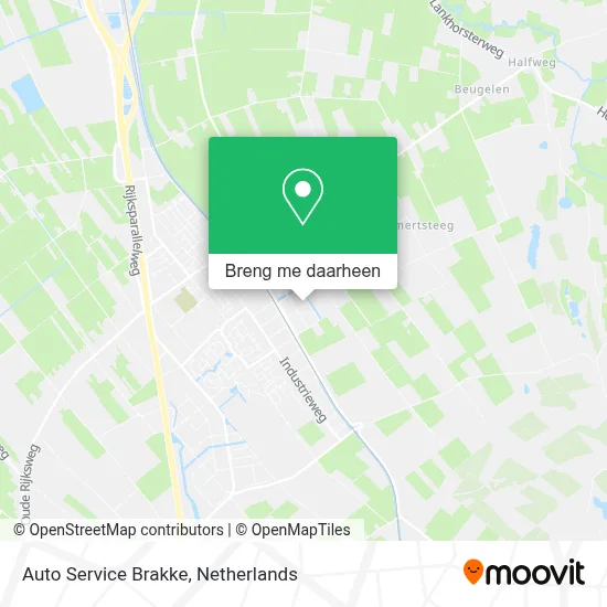 Auto Service Brakke kaart