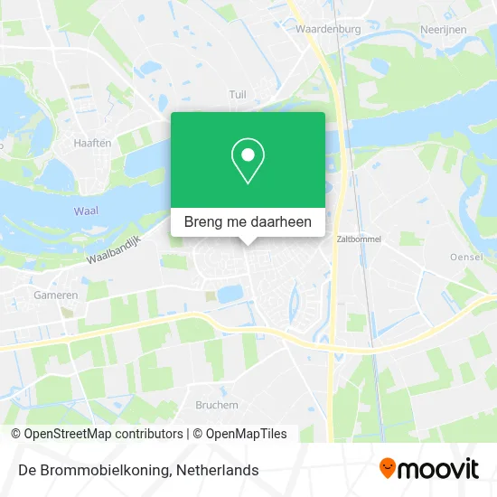 De Brommobielkoning kaart