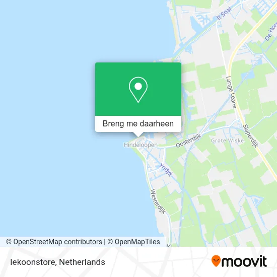 Iekoonstore kaart