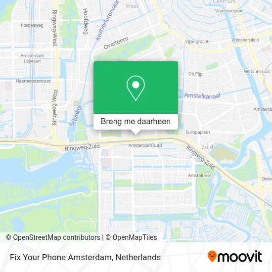 Fix Your Phone Amsterdam kaart