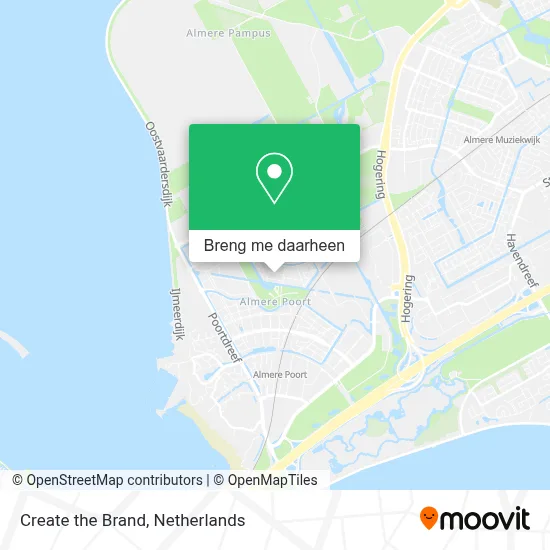 Create the Brand kaart