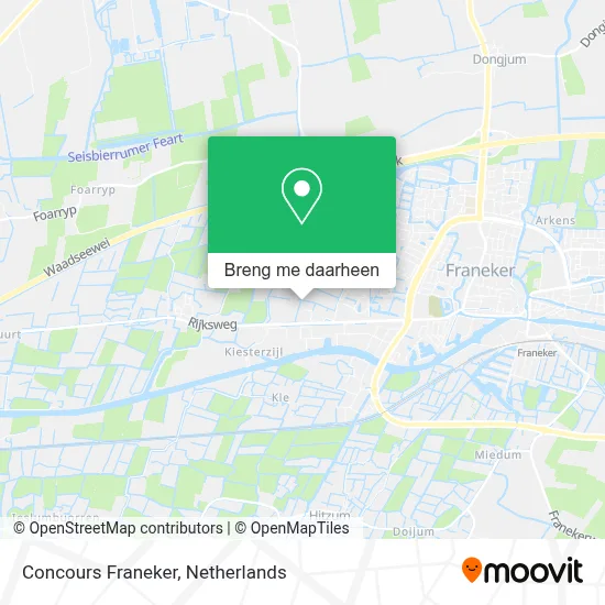 Concours Franeker kaart