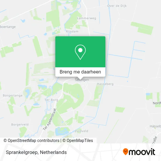 Sprankelgroep kaart