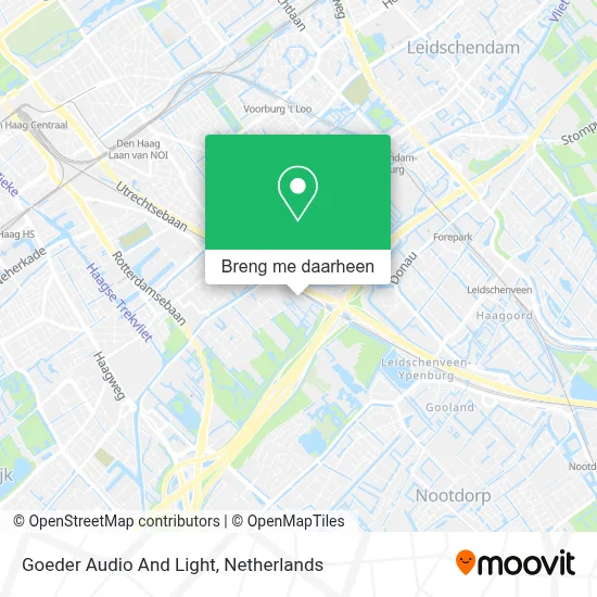 Goeder Audio And Light kaart