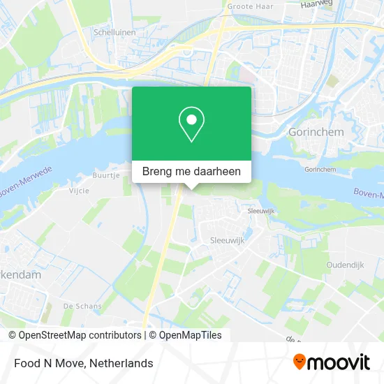 Food N Move kaart
