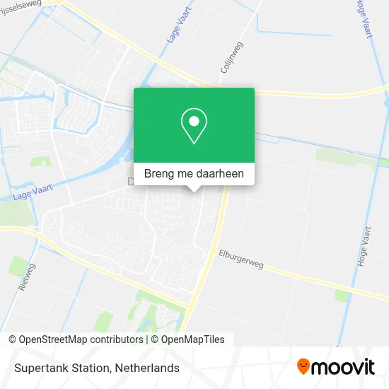 Supertank Station kaart