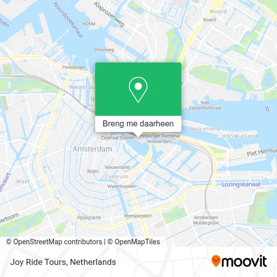 Joy Ride Tours kaart