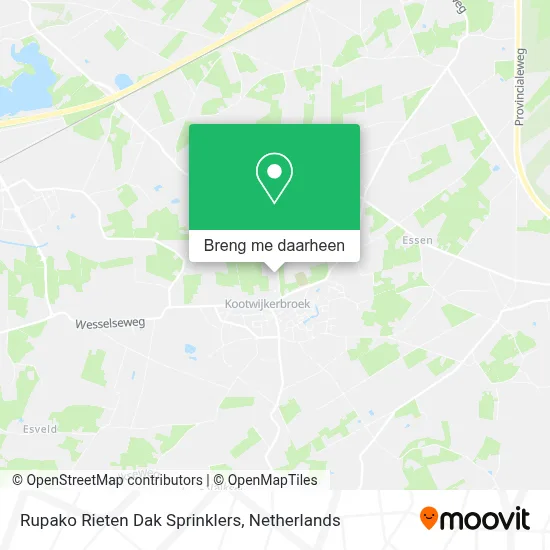 Rupako Rieten Dak Sprinklers kaart