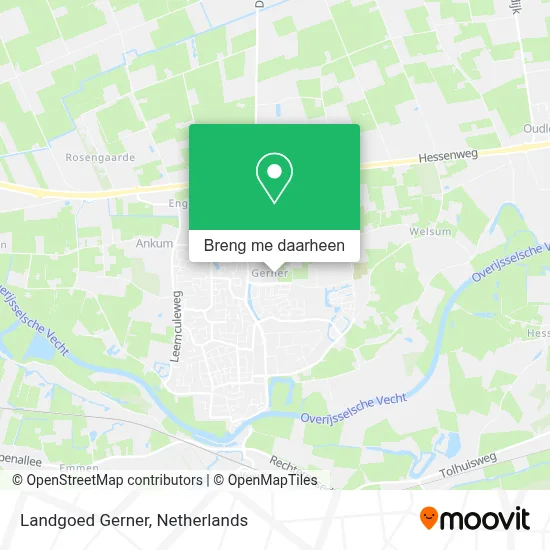 Landgoed Gerner kaart