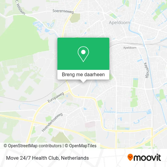 Move 24/7 Health Club kaart