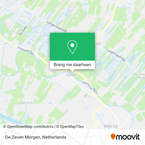 De Zeven Morgen kaart
