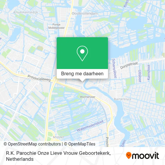 R.K. Parochie Onze Lieve Vrouw Geboortekerk kaart