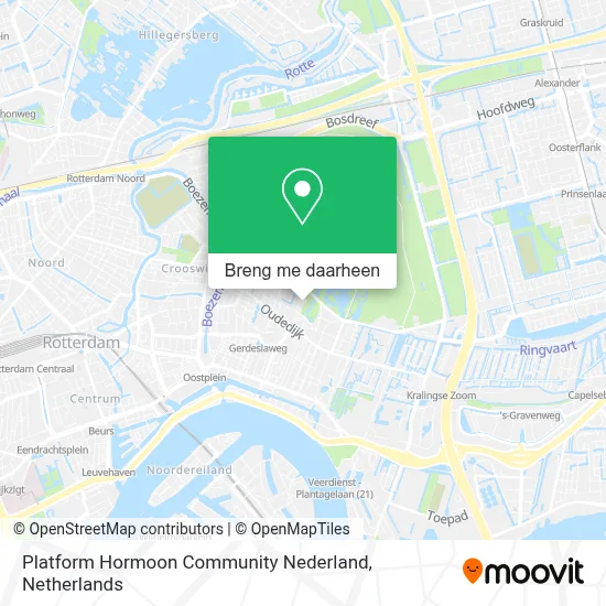 Platform Hormoon Community Nederland kaart