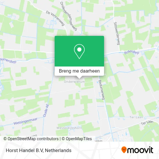 Horst Handel B.V kaart
