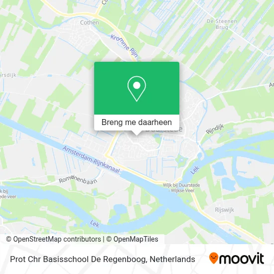 Prot Chr Basisschool De Regenboog kaart
