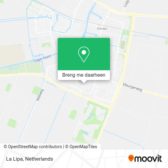 La Lipa kaart
