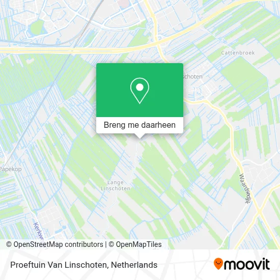 Proeftuin Van Linschoten kaart