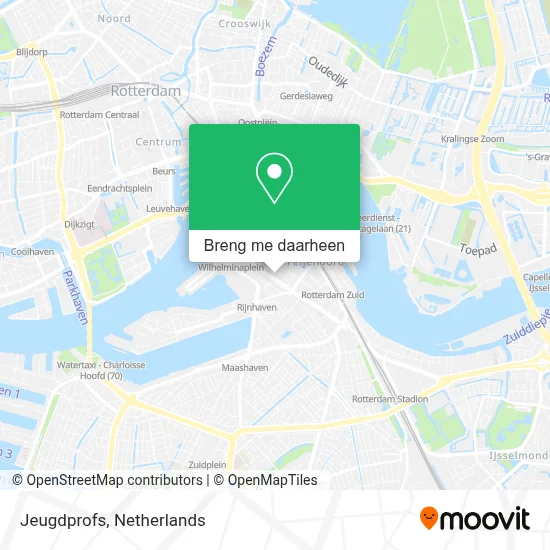 Jeugdprofs kaart